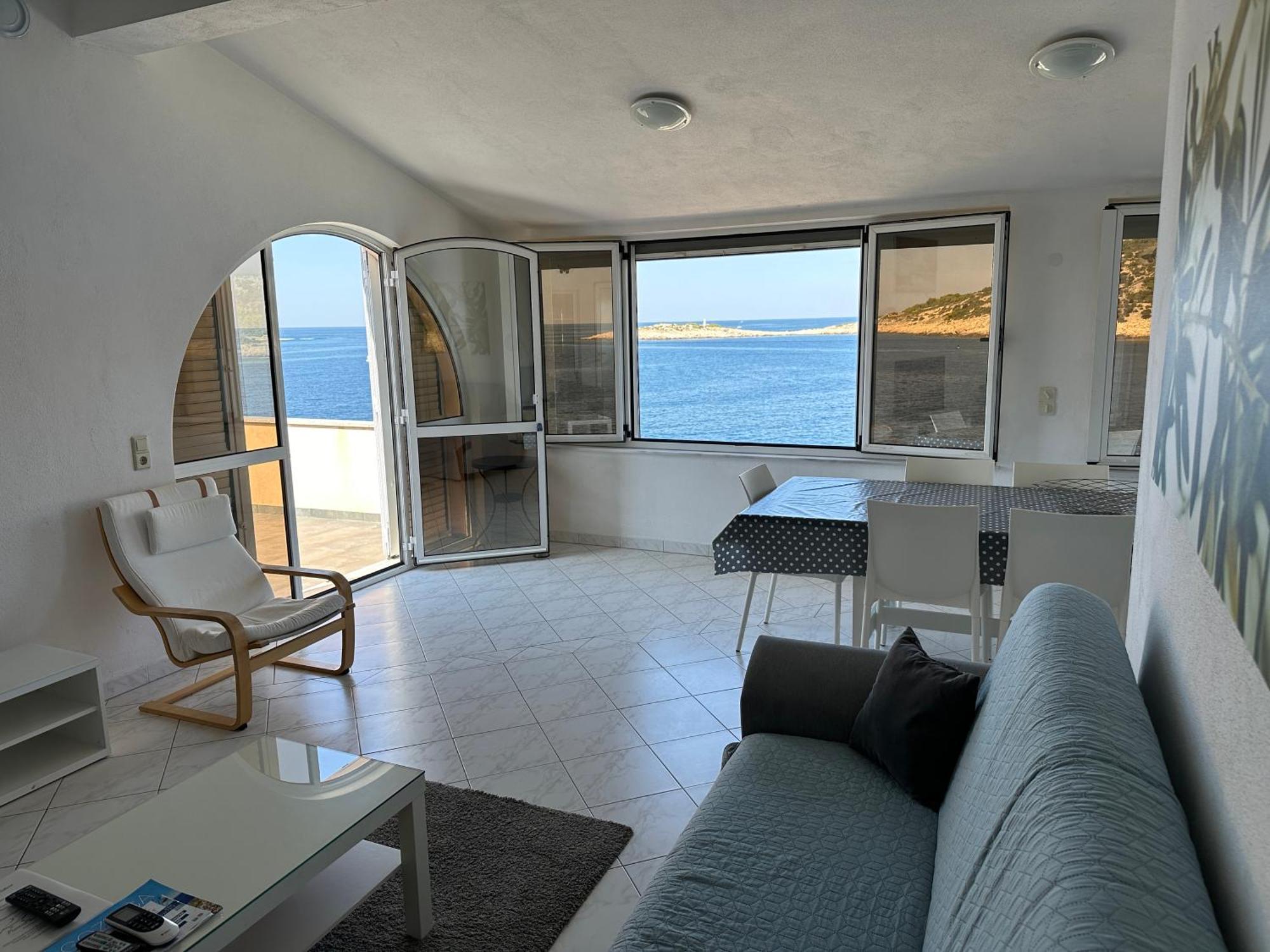 Direkt Am Meer-Apartments Puntaplanka Rogoznica  Exteriör bild